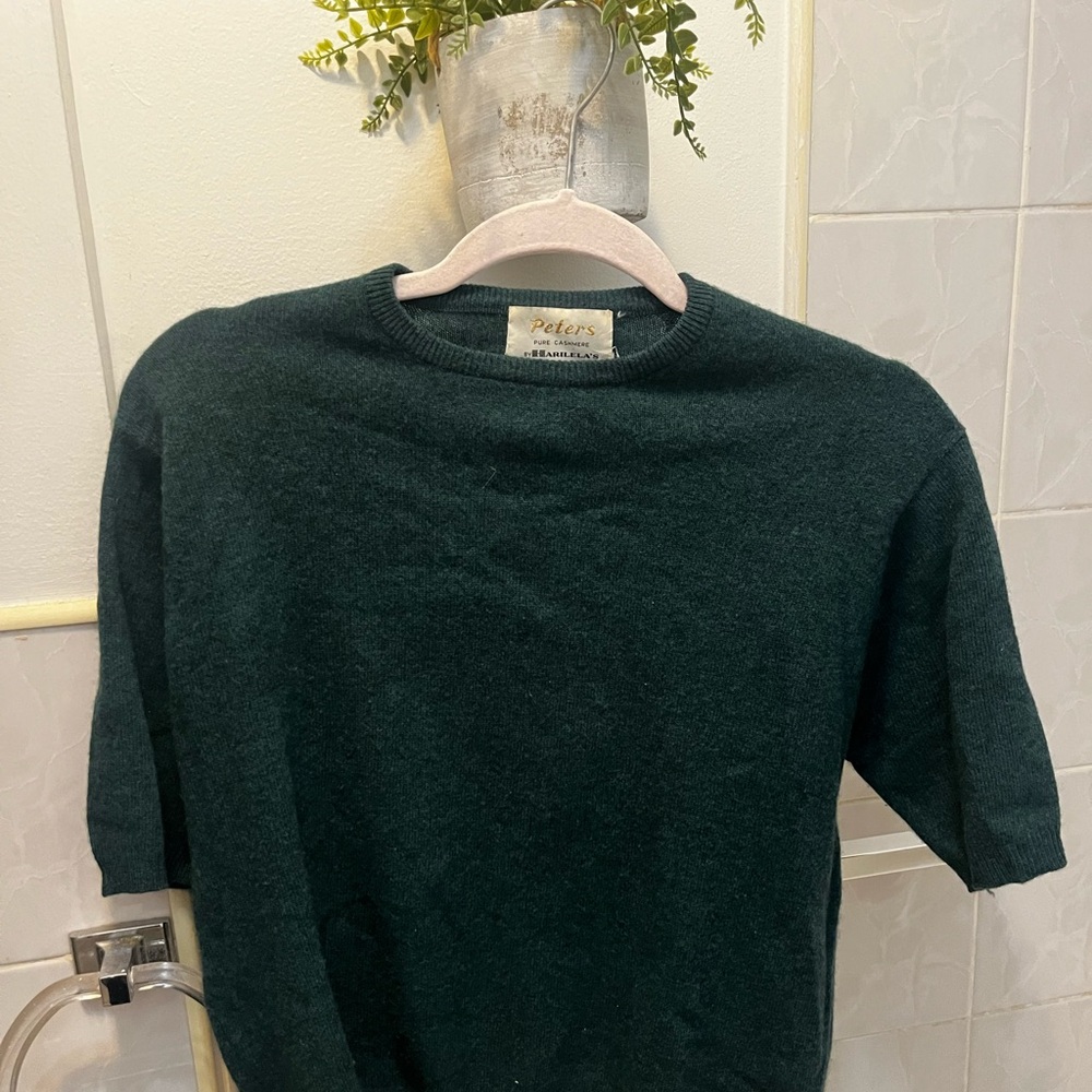Green Cashmere Sweater
